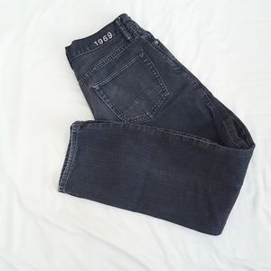 Men Gap 1969 Authentic Black Jean 31x30